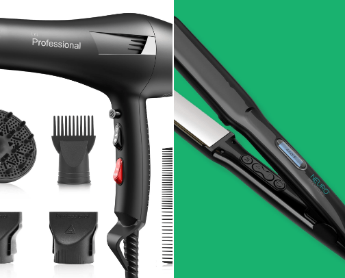 Hair Care Tools cover photo collage