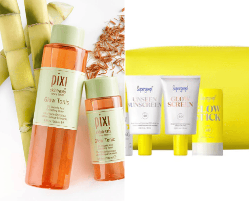 Skincare cover photo collage