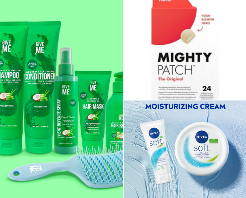 My favorite Skincare and Haircare recs cover photo collage