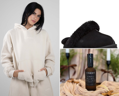 cozy girl essentials for the perfect night at home &lt;3 cover photo collage