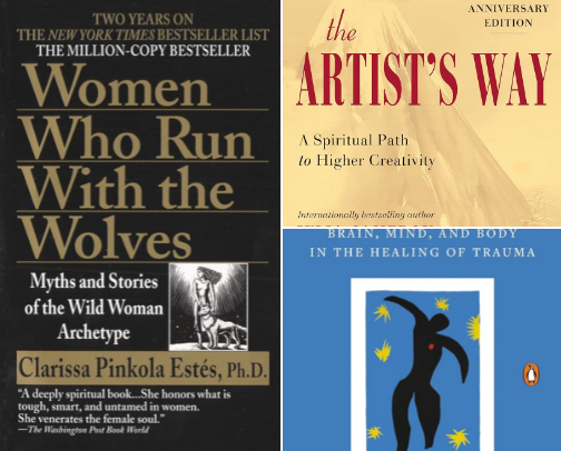 📚 The 18 Books: Finding Your Pack Through Self-Discovery and Self-Expression cover photo collage