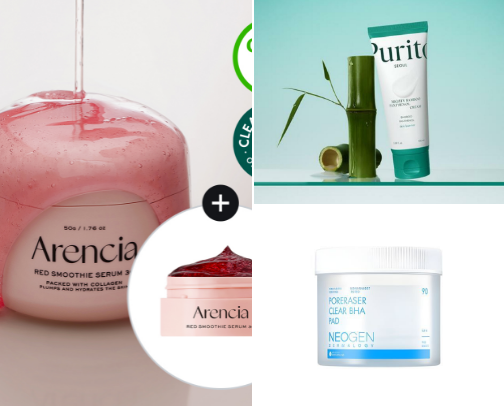 🩵 Korean Skincare for Combinational Skin that is Acne and Fungal Acne Prone (Detailed) 🪷🧖🏻‍♀️🧼 cover photo collage