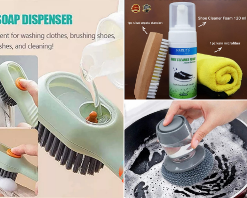 Household appliances cover photo collage