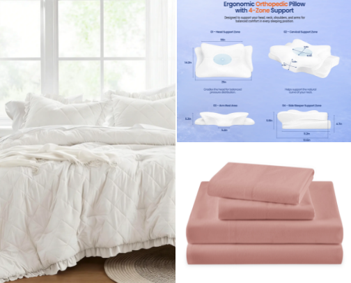 BEDDING 🛏️ cover photo collage