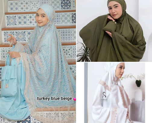 Mukena cover photo collage