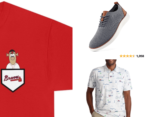 mens clothes & shoes cover photo collage