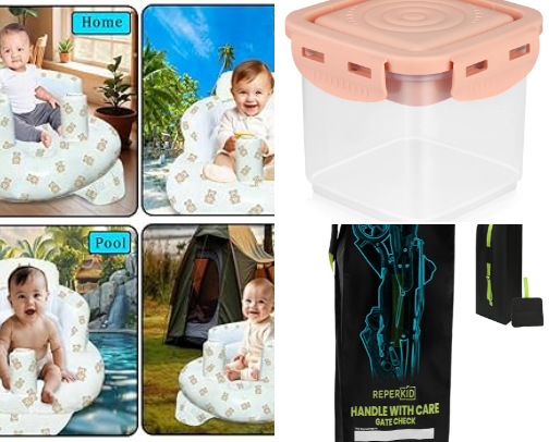 Baby Travel Essentials cover photo collage