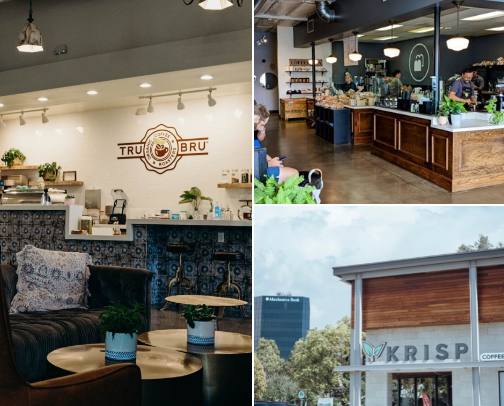 COFFEE SHOPS IN ORANGE COUNTY, CA cover photo collage