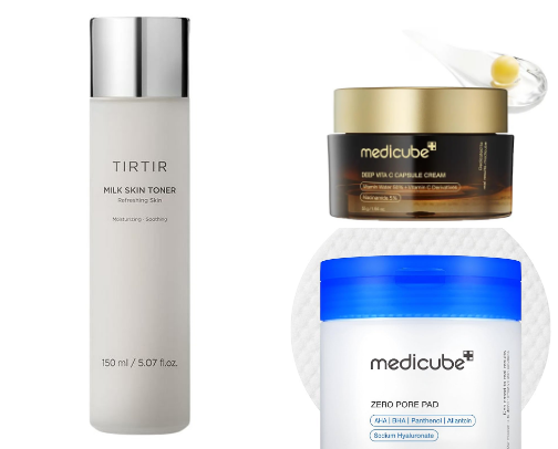 Korean skin care everyday holy grails  🤩 cover photo collage