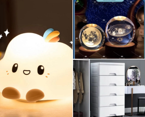 Dekor ruangan estetik. cover photo collage