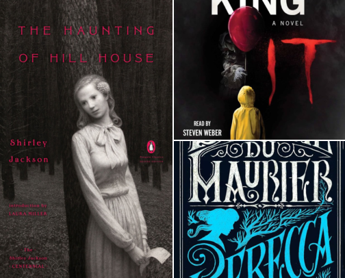Sleep With the Lights On: Spooky Season Reads cover photo collage