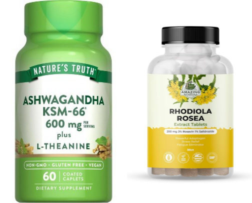 20 Science-Backed Supplements That Actually Lower Cortisol & Reduce Stress cover photo collage