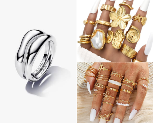 Ring Stacking Ideas cover photo collage