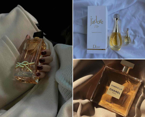 +1000 aura perfumes cover photo collage