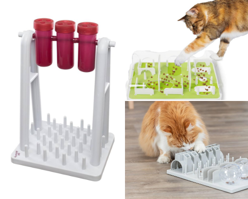 Toys to keep your cat entertained cover photo collage