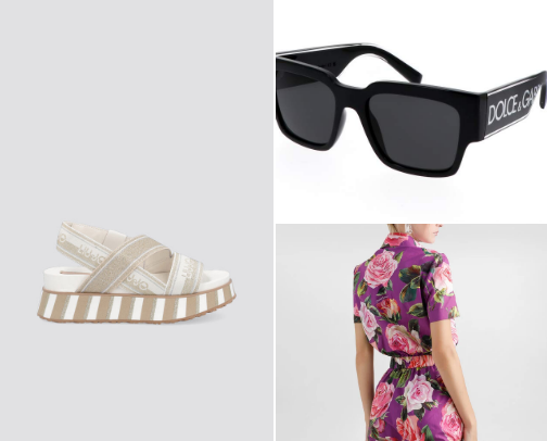 Jacquard platform sandals🫶🏼 cover photo collage