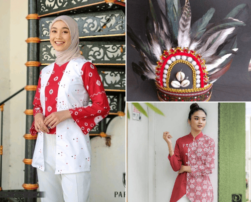 Let's celebrate the Independence Day of the Republic of Indonesia cover photo collage
