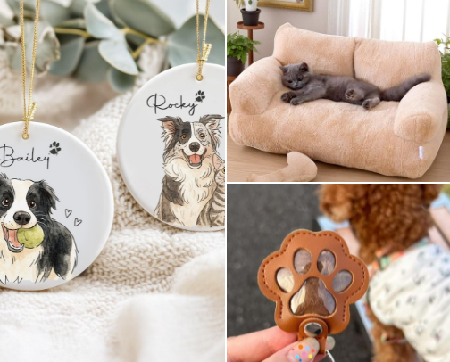 Ljubav prema ljubimcima/Love for pets cover photo collage