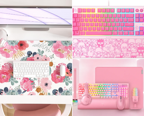Gamer Girlys Setup cover photo collage