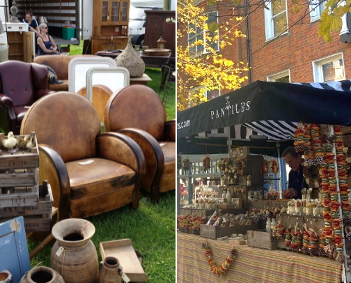 Best Antique Markets in the US, Canada & UK cover photo collage