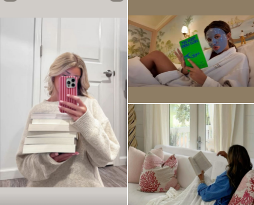 “I’m reading”💅 cover photo collage