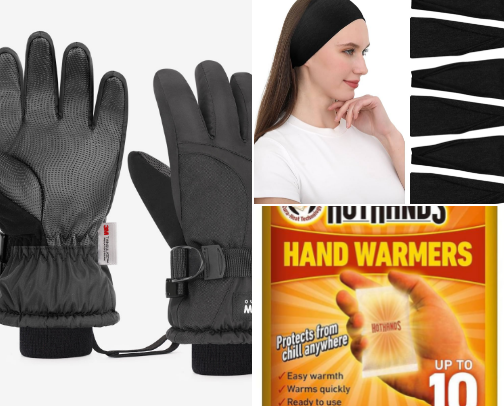 Ski trip essentials 🎿🌨️ cover photo collage