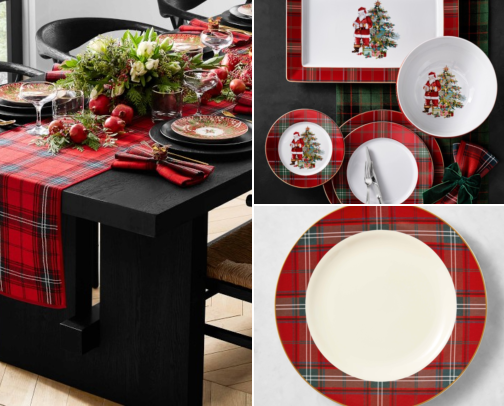 Red Holiday Party: Classic Red and Gold Christmas Entertaining cover photo collage