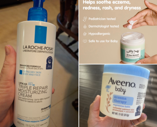 Gentle & non-toxic baby stuff. Eczema friendly cover photo collage