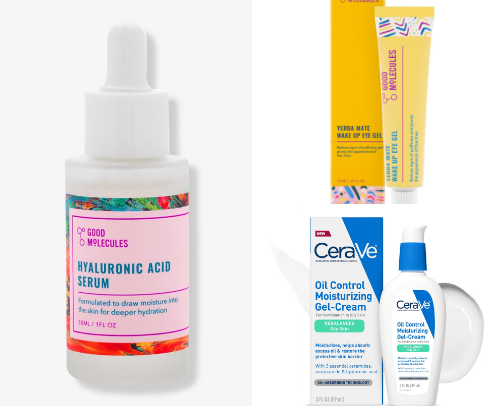 Oily face friendly options cover photo collage