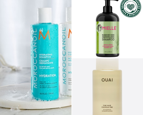 Haircare for Fine hair cover photo collage