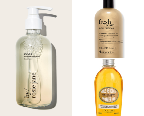 vanilla body wash cover photo collage
