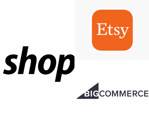 E-commerce cover photo collage