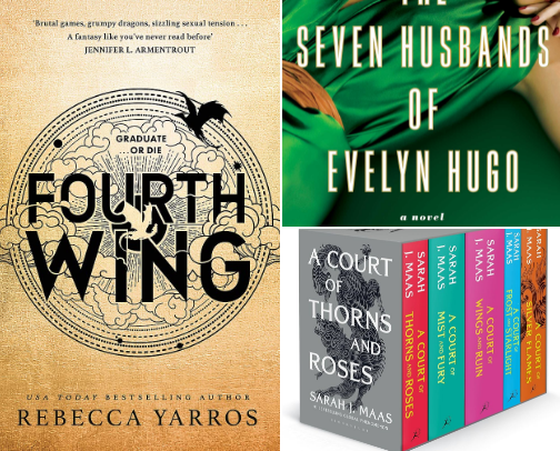 Viral Romantasy Most Gifted Books cover photo collage