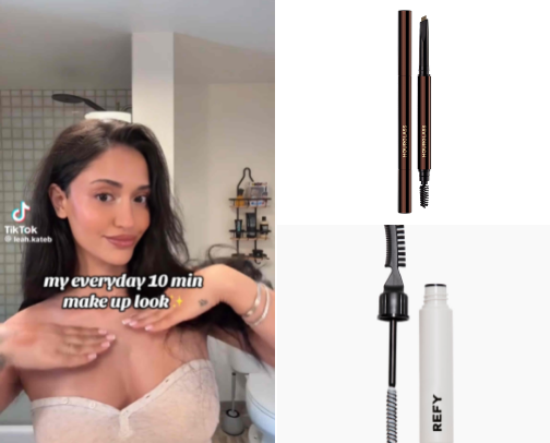 Leah Kateb’s Makeup Routine cover photo collage