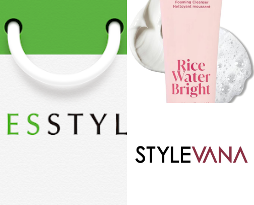 skincare for your glass skin era! cover photo collage