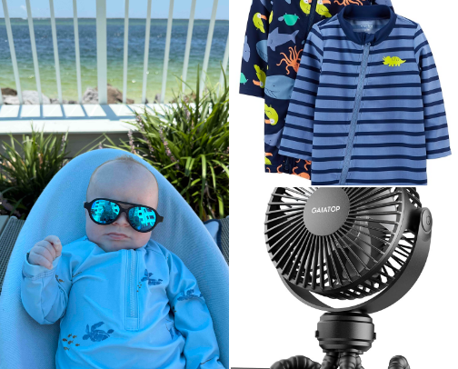 What I Packed for Baby’s First Beach Day cover photo collage
