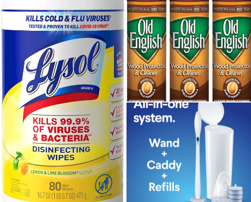 My Favorite Cleaning Supplies cover photo collage