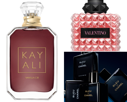 Best fragrances cover photo collage