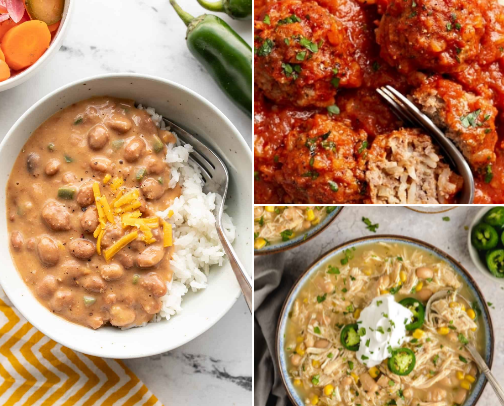 Actually Simple and Tasty Weeknight Meals cover photo collage