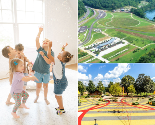Toddler Friendly Knoxville Spots! cover photo collage