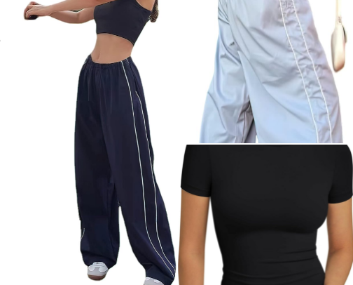 Retro Sporty Y2K Gym Style cover photo collage