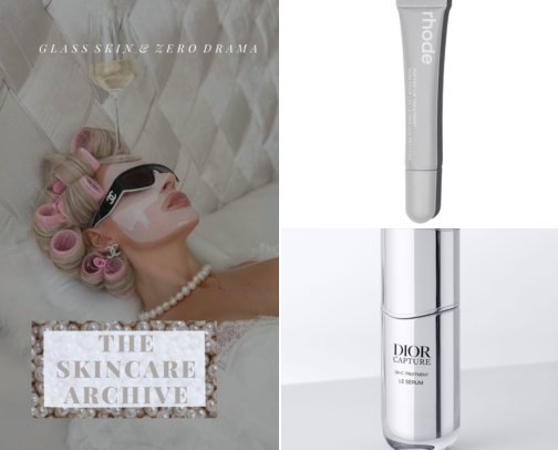 Skin first make-up second cover photo collage