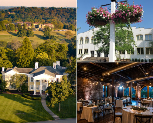 Wedding Venues in the Upper Ohio Valley cover photo collage