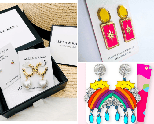 Statement Earrings cover photo collage