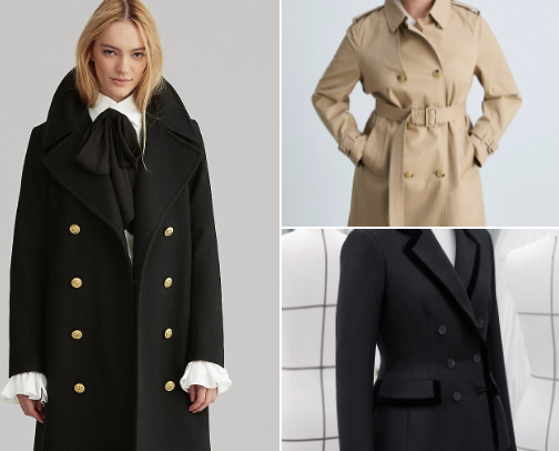 Chic & Timeless Designer Coats for Every Size.👑✨ cover photo collage