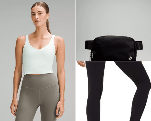 Lululemon favourites cover photo collage