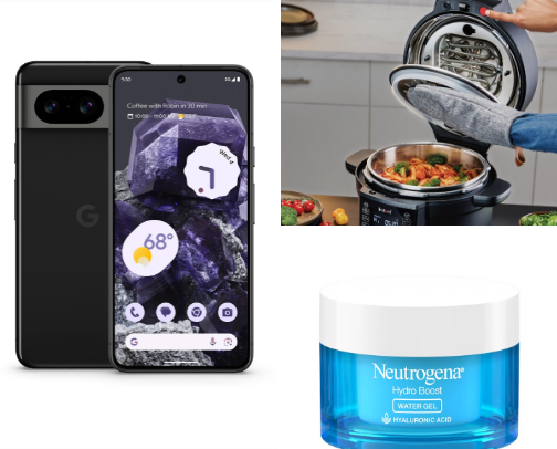 All-Inclusive Bargain Hunt: Tech, Health, Home, and Beyond" cover photo collage