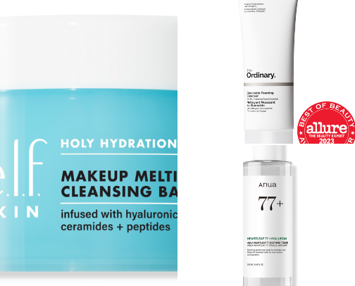 Affordable skincare routine cover photo collage