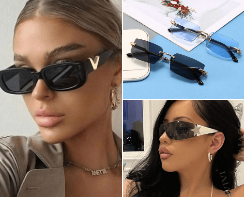 Glasses cover photo collage