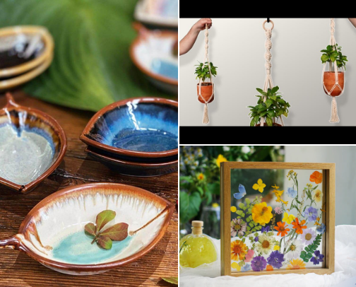 Nature-inspired Home decor pieces cover photo collage